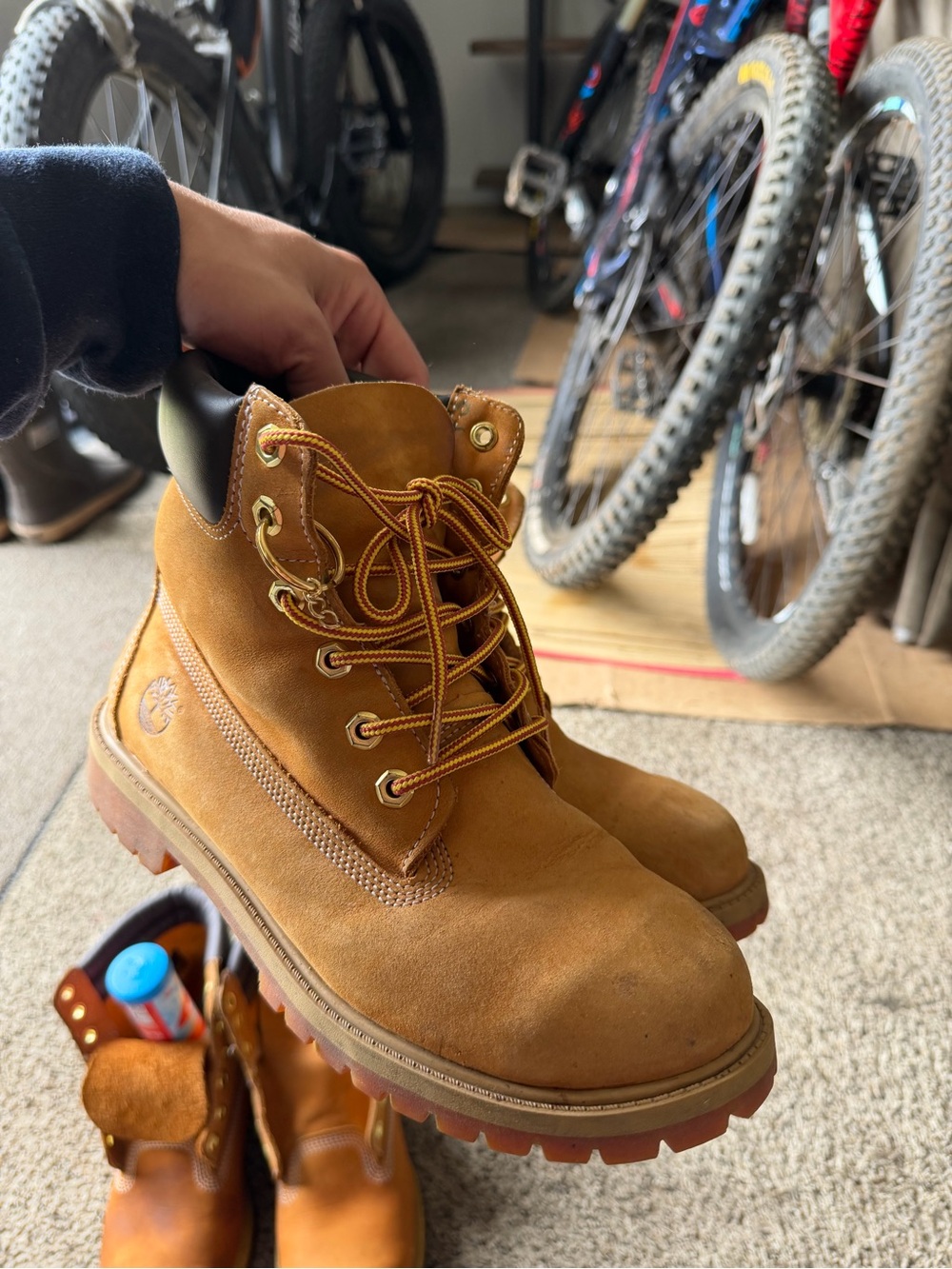 Timberland Wheat Brown Women's Leather Lace-Up Boots